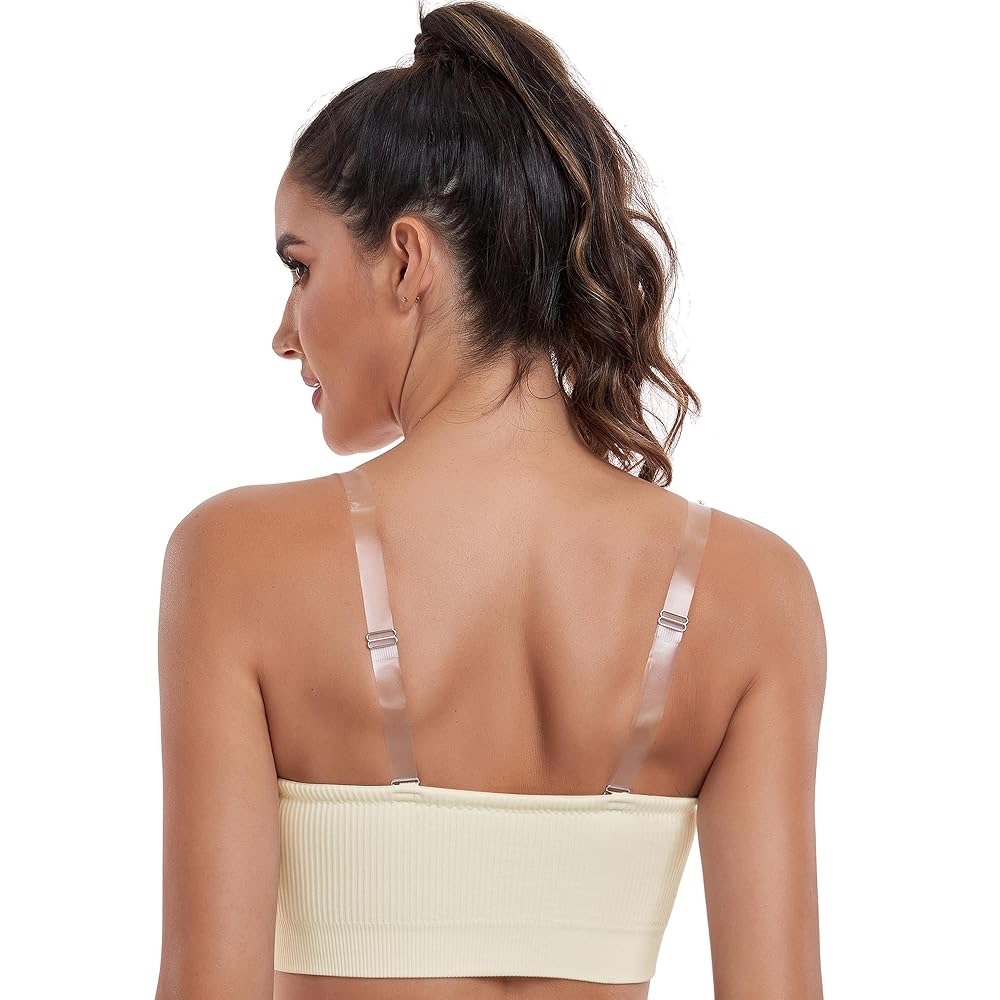 OBICUM Strapless Non-Slip Silicone Bandeau Bra - Picture 4 of 6